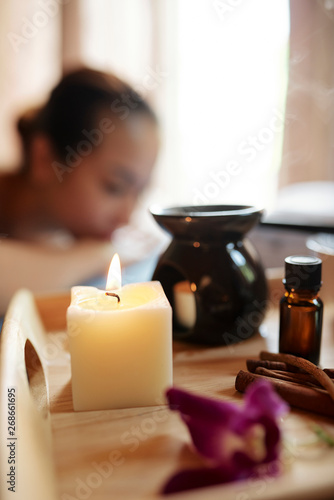 Spa and aromatherapy concept photo