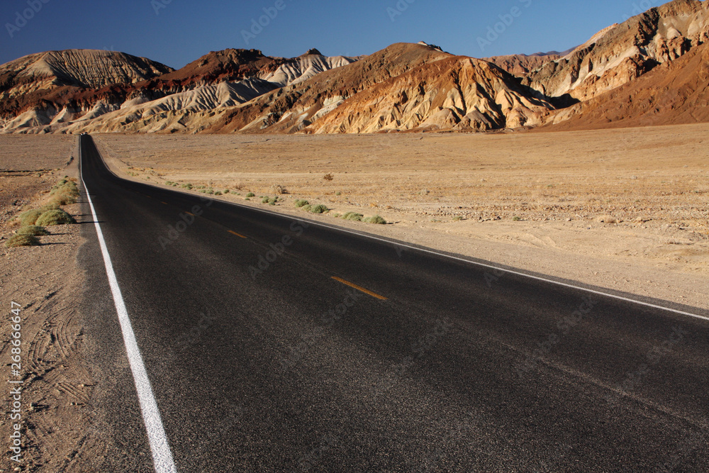 dry desert road