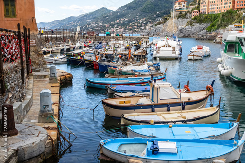 the village of Camogli on the peninsula of Portofino