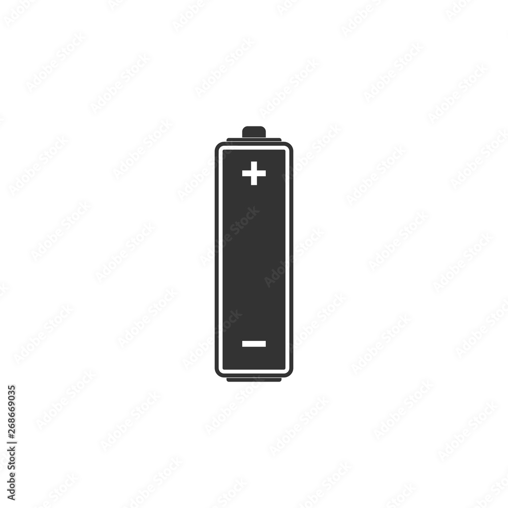 Battery icon isolated. Flat design. Vector Illustration Battery icon isolated. Flat design. Vector Illustration