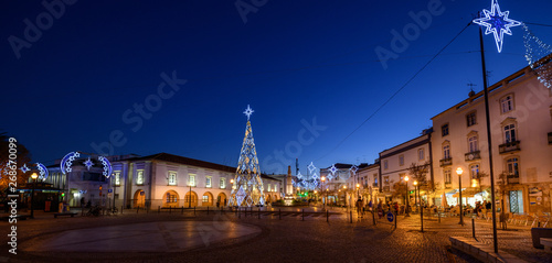 Tavira Portugal at night