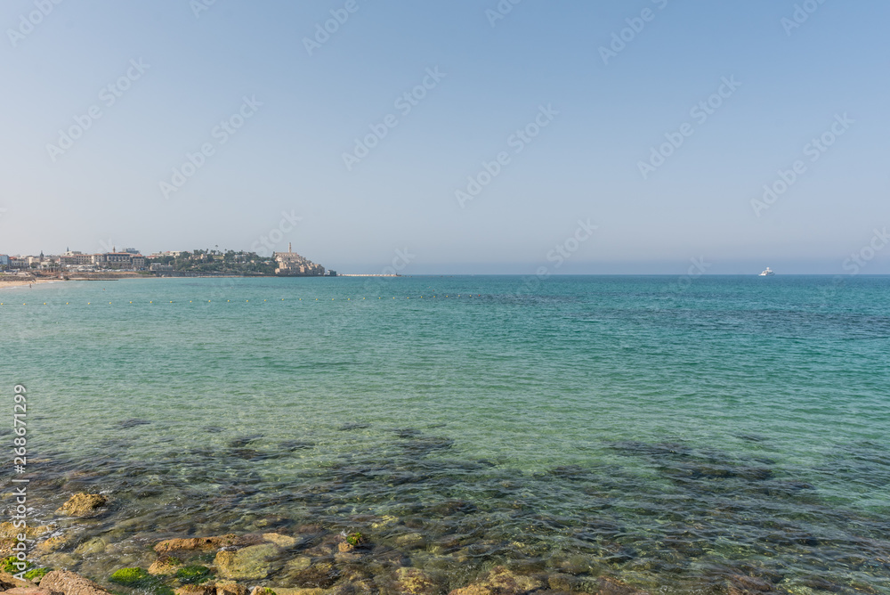 Cityscape of Jaffa as seen from Tel Aviv, Tel Aviv, Israel Cityscape of Jaffa as seen from Tel Aviv, Tel Aviv, Israel