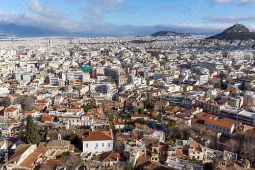 Panoramic view of city of Athens from Acropolis, Attica, Greece © Stoyan Haytov