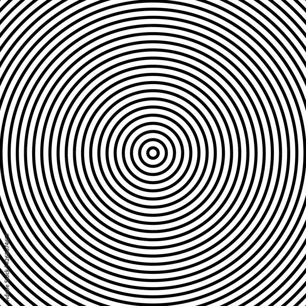 Optical illusion. Abstract lines background. Geometric Black and White. Line pattern. Eps10 vector. Optical illusion. Abstract lines background. Geometric Black and White. Line pattern. Eps10 vector.