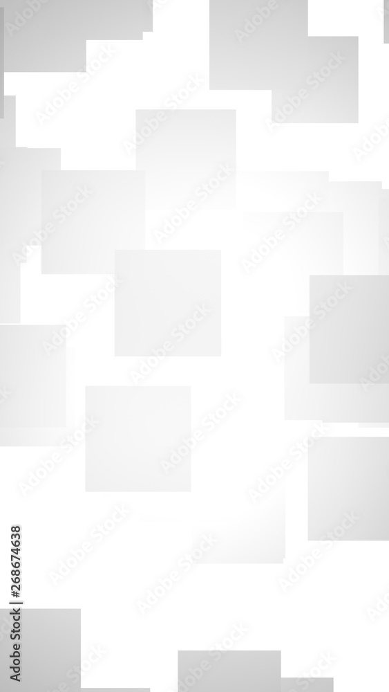White abstract background. Misty backdrop with grey squares. 3D illustration White abstract background. Misty backdrop with grey squares. 3D illustration