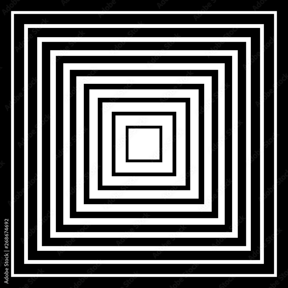 Optical illusion. Abstract lines background. Geometric Black and White. Line pattern. Eps10 vector. Optical illusion. Abstract lines background. Geometric Black and White. Line pattern. Eps10 vector.