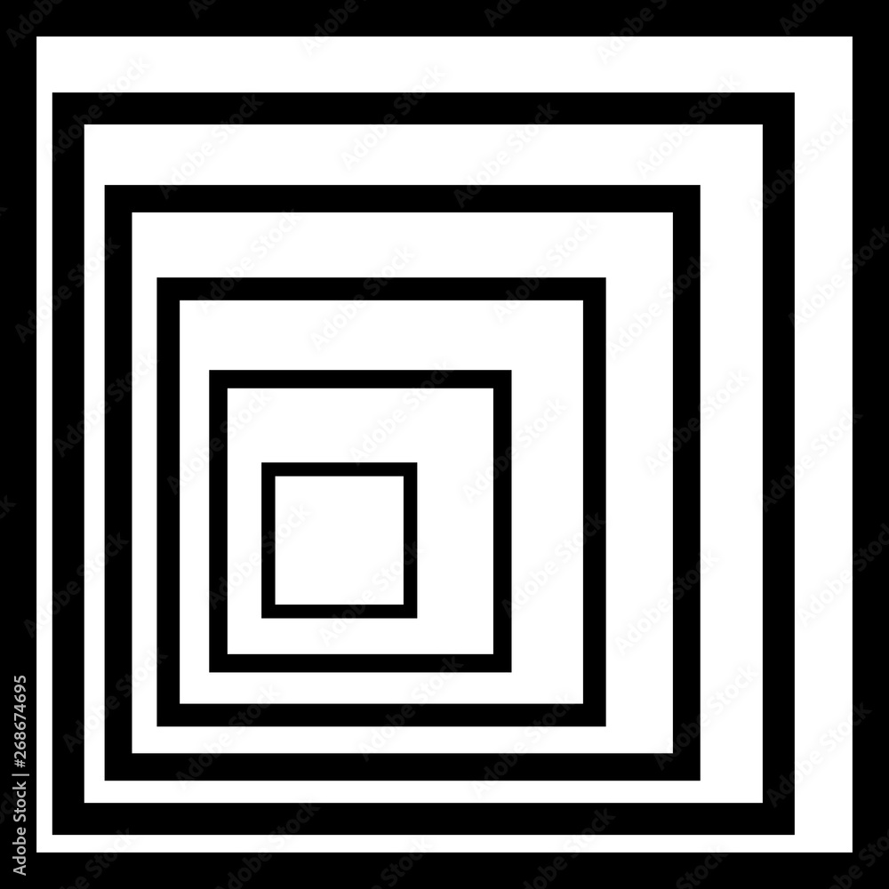 Optical illusion. Abstract lines background. Geometric Black and White. Line pattern. Eps10 vector. Optical illusion. Abstract lines background. Geometric Black and White. Line pattern. Eps10 vector.
