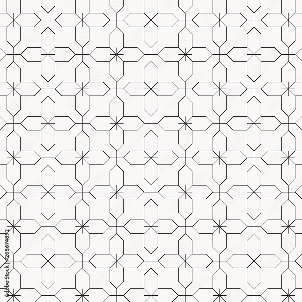 geometric vector pattern for fictitious embroidery designs, repeating with  linear abstract flower. graphic clean for fabric, wallpaper, printing.  pattern is on swatches pattern Stock Vector | Adobe Stock