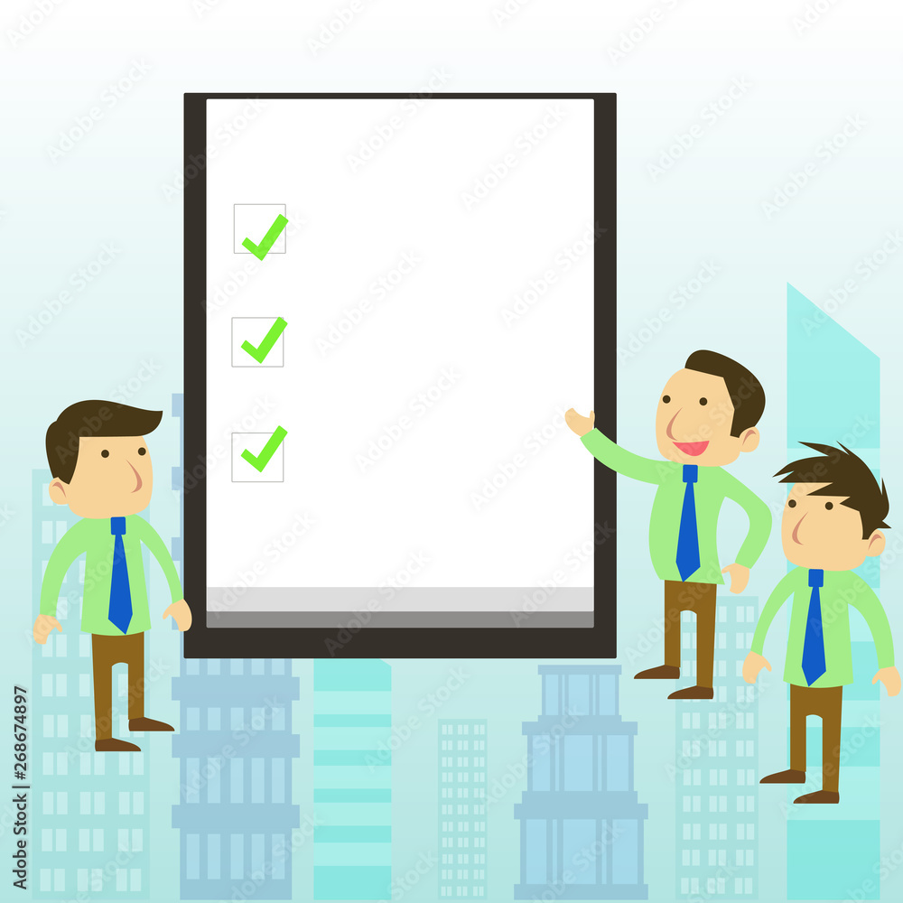 Business People Colleagues Discuss Missions Presentation Whiteboard Ticks Copy Space design Empty template text for Ad, promotion, poster, flyer, web banner, article Business People Colleagues Discuss Missions Presentation Whiteboard Ticks Copy Space design Empty template text for Ad, promotion, poster, flyer, web banner, article