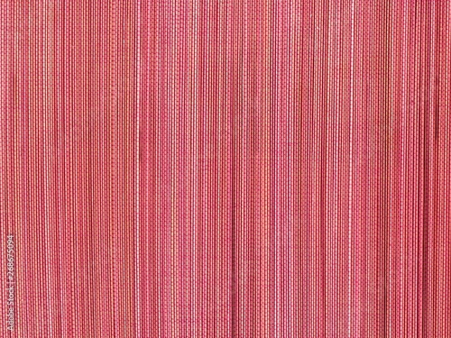 Texture of woven bamboo. Bamboo pink napkin