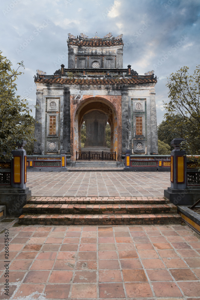 Fototapeta premium Tu Duc emperor tomb in Hue Vietnam