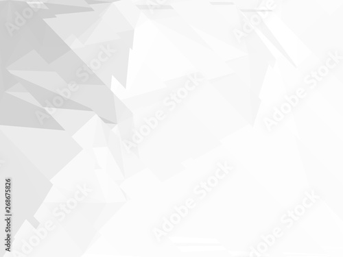 Abstract grey and white graphic illustration background.