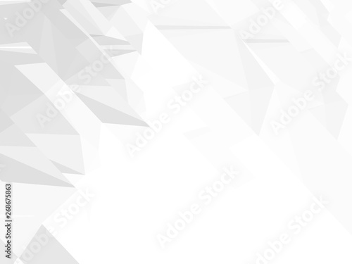 Abstract grey and white graphic illustration background.