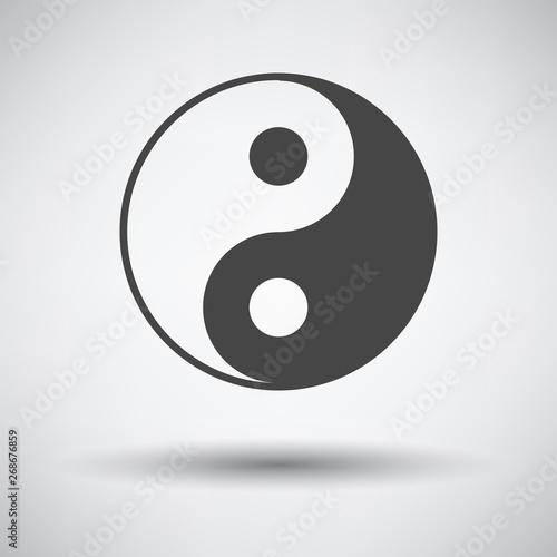 Yin and yang icon