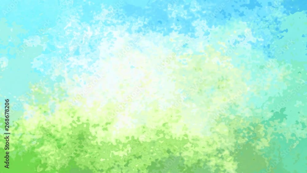 abstract animated twinkling stained background seamless loop video - watercolor splotch effect - soft light pastel blue green color abstract animated twinkling stained background seamless loop video - watercolor splotch effect - soft light pastel blue green color
