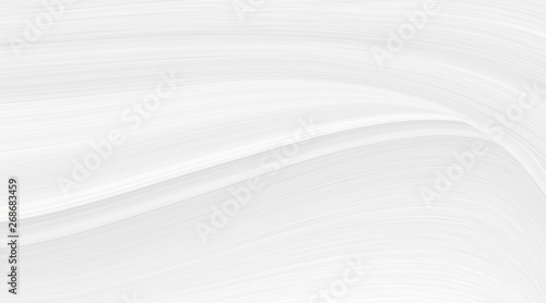 Drawing of a wave of white and gray color. Background with stains and curved lines.