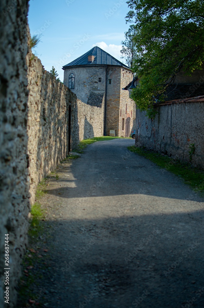 old wall of castle old wall of castle
