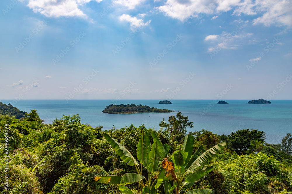 Scenic view at Kai Bae view point, Koh Chang, Thailand Scenic view at Kai Bae view point, Koh Chang, Thailand