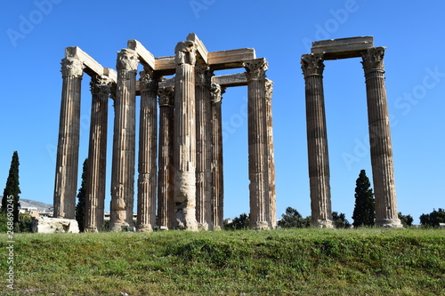 Światynia Zeusa, ruiny, Ateny, Grecja