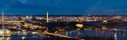 Washington DC Aerial panorama