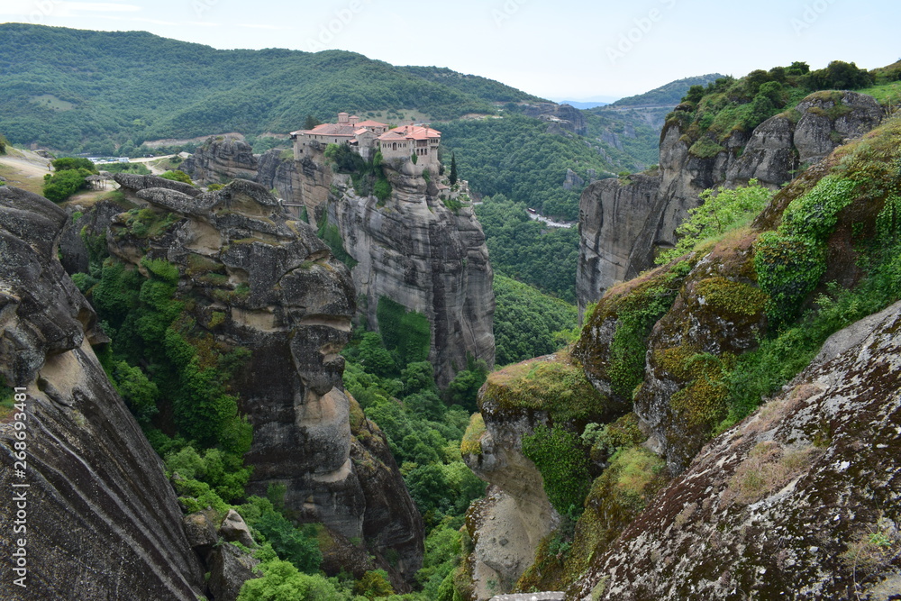 Naklejka premium Meteory, Grecja, greckie klasztory
