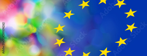 europa bunt vielfalt abstrakt farben