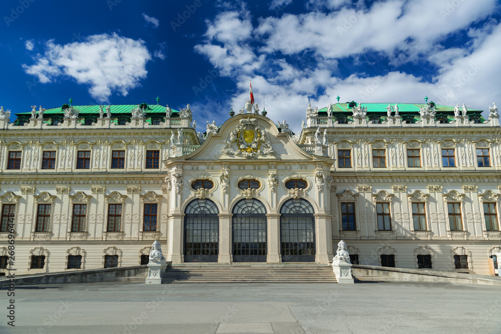 Belvedere Palace complex in Vienna