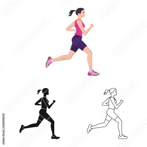 Vector illustration of sport and winner icon. Set of sport and fitness stock vector illustration.