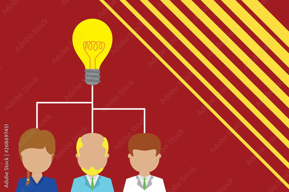Group three executive persons sharing idea icon. Startup team meeting Design business concept. Business ad for website and promotion banners. empty social media ad Group three executive persons sharing idea icon. Startup team meeting Design business concept. Business ad for website and promotion banners. empty social media ad