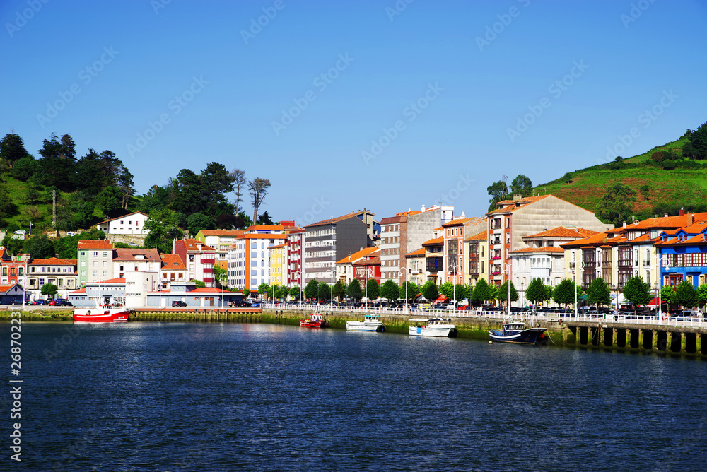 Image of the resort of Ribadesella, Spain, Europe