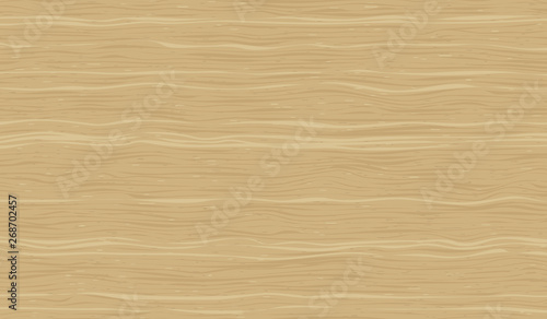 Light brown wooden cutting, chopping board, table or floor surface. Wood texture. Vector illustration