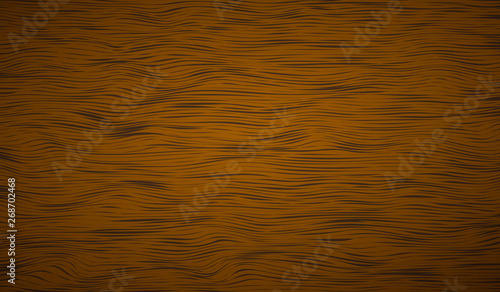 Dark brown wooden cutting, chopping board, table or floor surface. Wood texture. Vector illustration