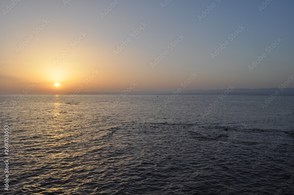 The beautiful sunset natural sea landscape The beautiful sunset natural sea landscape