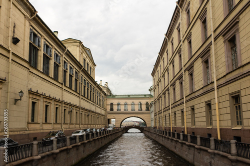 Winter Canal - a canal in Saint Petersburg, Russia, connecting Bolshaya Neva with Moika River in the vicinity of Winter Palace.