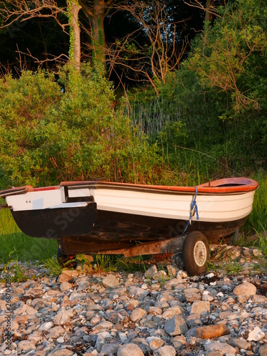 Boot am Strand