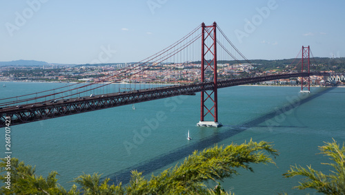 25 de Abril Bridge, Lisbo, Portugal photo