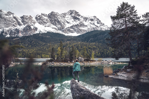 That view to the top of Germany - the Zugspitze