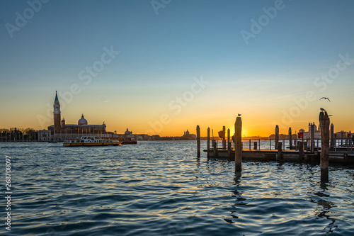 Sunset in Venice