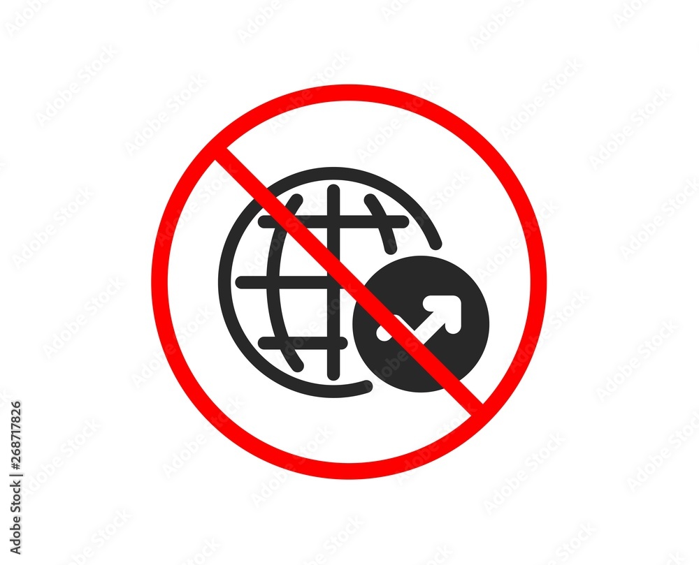 No or Stop. World Statistics icon. Report chart or Sales growth sign. Data Analysis graph symbol. Prohibited ban stop symbol. No world Statistics icon. Vector No or Stop. World Statistics icon. Report chart or Sales growth sign. Data Analysis graph symbol. Prohibited ban stop symbol. No world Statistics icon. Vector