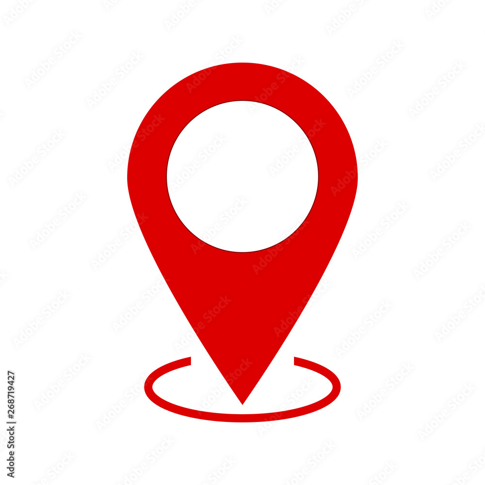 Location icon, gps marker symbol, map pin icon Location icon, gps marker symbol, map pin icon