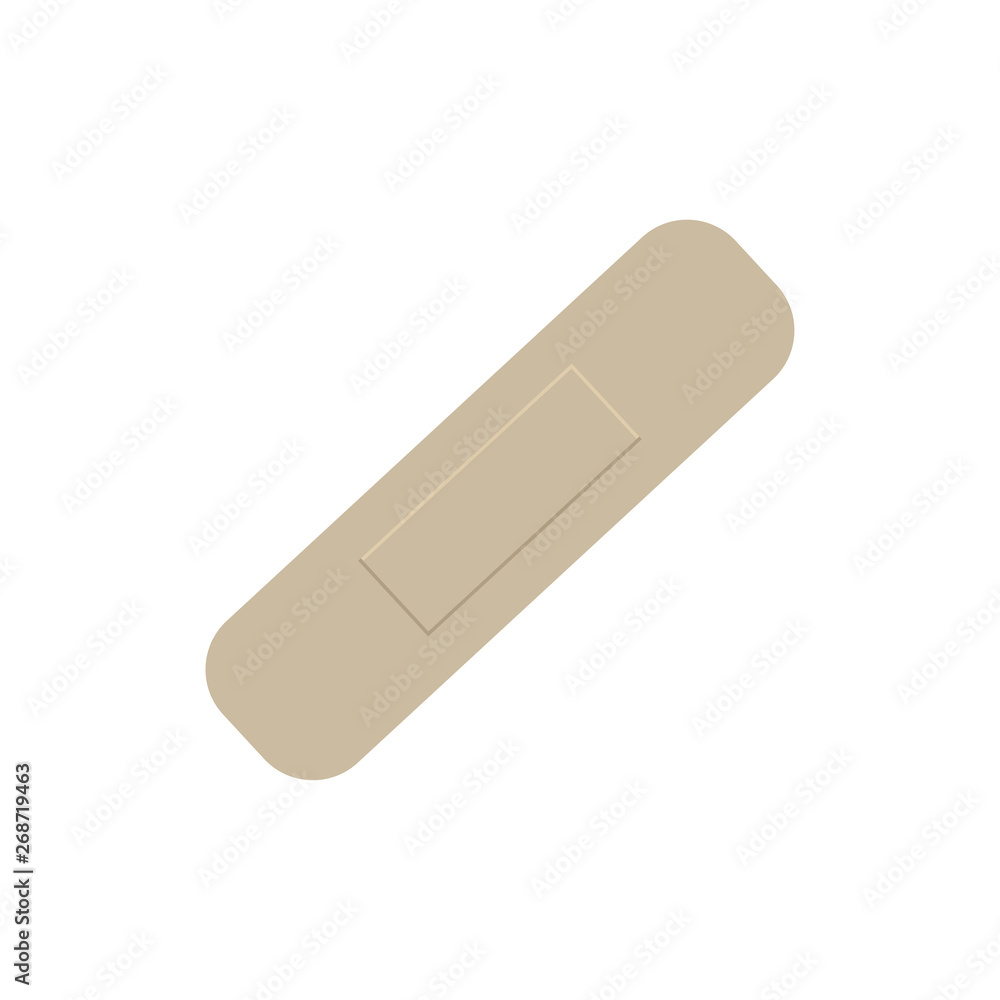 Medical plaster icon vector illustration Medical plaster icon vector illustration