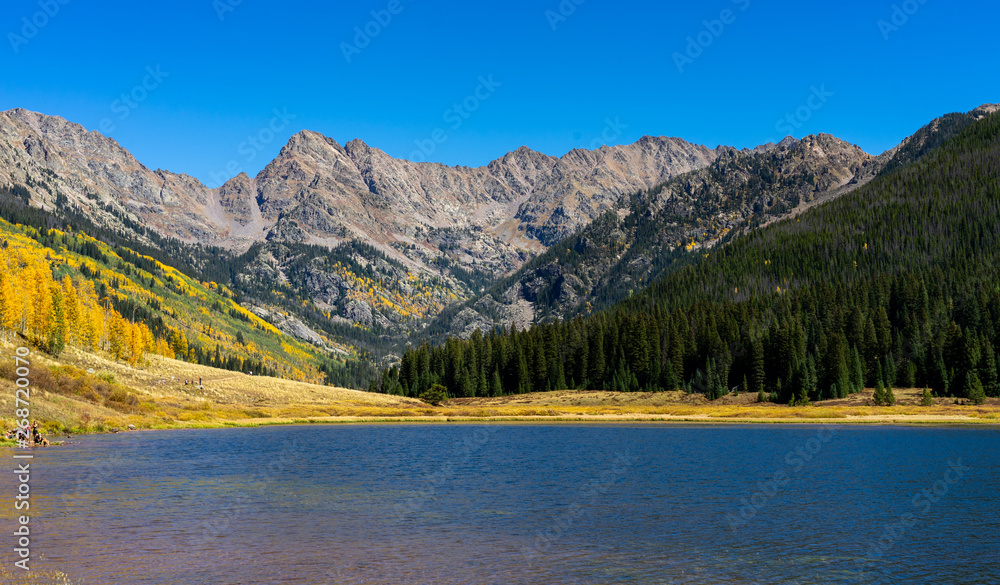 Piney Lake in the Colorado Rocky Mountains