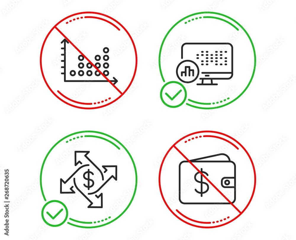 Do or Stop. Payment exchange, Dot plot and Report statistics icons simple set. Dollar wallet sign. Money transfer, Presentation graph, Graph chart. Cash money. Finance set. Vector Do or Stop. Payment exchange, Dot plot and Report statistics icons simple set. Dollar wallet sign. Money transfer, Presentation graph, Graph chart. Cash money. Finance set. Vector