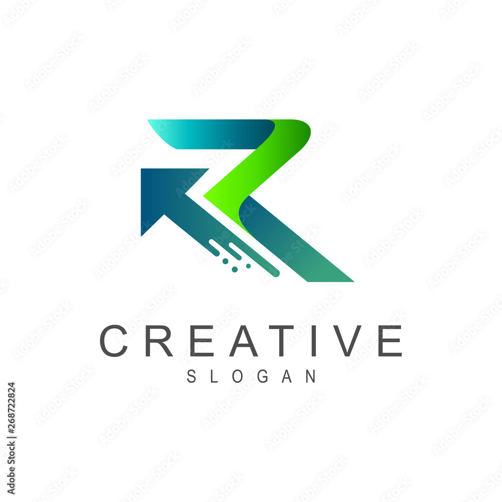 logo letter r, logo r with the arrow up + r and arrow + delivery express logo letter r, logo r with the arrow up + r and arrow + delivery express