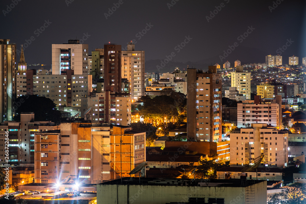 aerial view of the city of belo horizonte