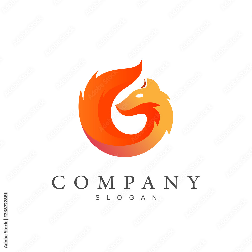 fox logo , application icon, predator logo, fox and circle fox logo , application icon, predator logo, fox and circle