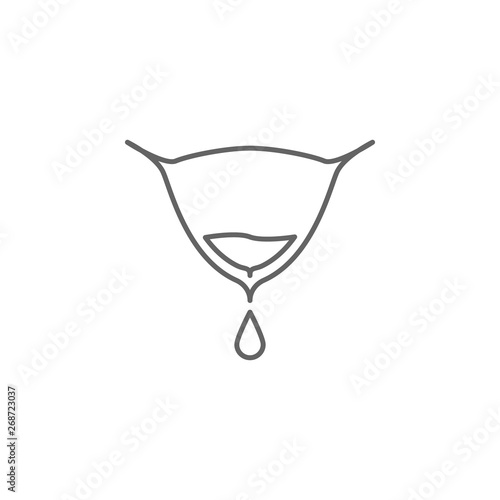 health, bladder, pain, ureter, urinary. Element of health icon. Thin line icon for website design and development, app development. Premium icon