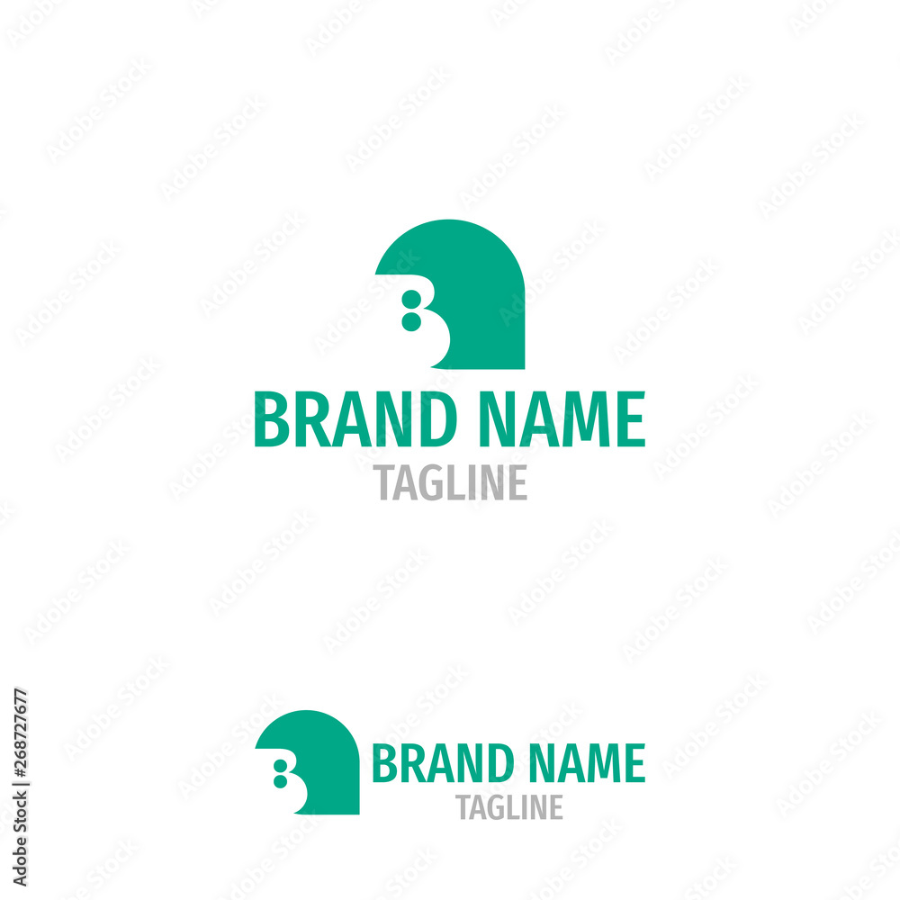 Chat bubble logo, chat bubble with B letter, modern and simpe chat design Chat bubble logo, chat bubble with B letter, modern and simpe chat design