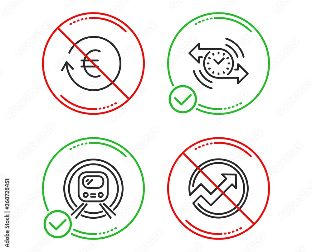 Do or Stop. Timer, Exchange currency and Metro subway icons simple set. Audit sign. Stopwatch, Reshresh exchange rate, Underground. Arrow graph. Business set. Line timer do icon. Prohibited ban stop Do or Stop. Timer, Exchange currency and Metro subway icons simple set. Audit sign. Stopwatch, Reshresh exchange rate, Underground. Arrow graph. Business set. Line timer do icon. Prohibited ban stop