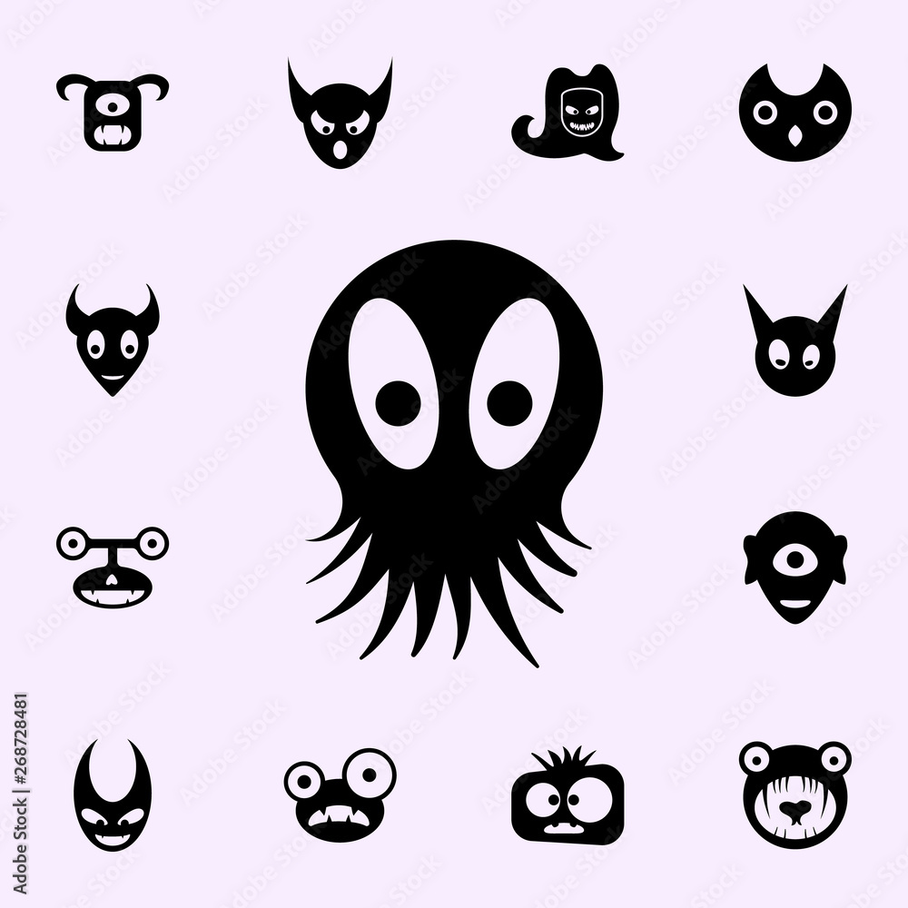 monster icon. monsters icons universal set for web and mobile monster icon. monsters icons universal set for web and mobile